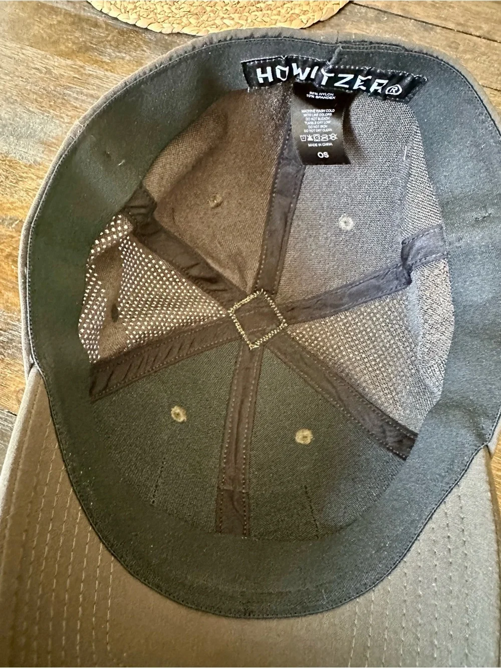 Howitzer Tactical Baseball Cap with Olive Subdued USA Flag Patch Flexfit